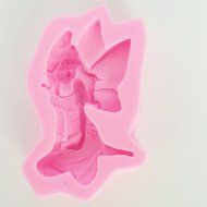 Sitting Elf Fairy Silicone Cake Decorating Moulds, Sugarcraft Fondant Gunpaste Cake Decoration Cupcake Topper...