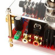 SainSonic 6N11 Tube Headphone Amplifier, Pure Class A for HIFI - US Transparent N5