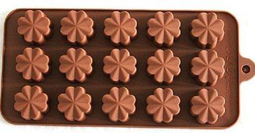 Allforhome(TM) 15 Cavities flower Silicone Oven Budding Ice Cream Cake Baking Candy Making Moulds Cake Pans Handmade...
