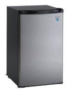 Avanti Model Rm4436ss - 4.4 Cf Counterhigh Refrigerator - Black W/stainless Steel Door - 4.40 Ft - Manual Defrost...