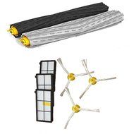 Tangle-Free Debris Extractor Side Brushes and Filters Replacement For iRobot Roomba 800 Series 870 880 Robotic...