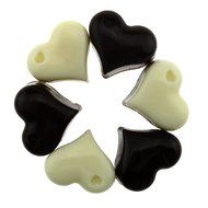 Yunko DIY Silicone Mold Tray 15-cavities Adorable Cute Heart Shape Chocolate Sugar Ice Cake Candy Baking Mold...
