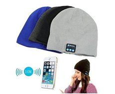 Drhob Bluetooth Music Soft Beanie Hat with Stereo Headphone Headset Speaker Wireless
