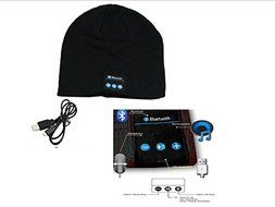 Drhob Bluetooth Music Soft Beanie Hat with Stereo Headphone Headset Speaker Wireless N2