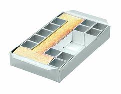 Parrish Magic Line 4 x 7 x 1 Inch Educated Cake Pan