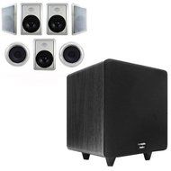 Acoustic Audio HT-87 In-Wall/Ceiling 7.1 Home Theater 8" Speakers and 15" Powered Sub HT-87-CS15B