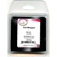 CK Products Foil Wrappers, 3&quot; x 3&quot;, Black