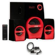 Theater Solutions TS215 Home 2.1 Speaker System Optical Input FM Tuner USB / SD Inputs Multimedia