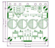 Electronics-Salon Mono 25W Audio Amplifier Module Board, Based on LM1875. N7