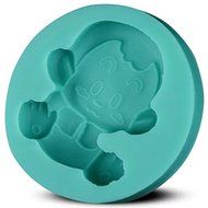 Topnew-Candy Cavity Silicone Chocolate Mold Candy and Gummy Moulds Monkey baby H1879 N2