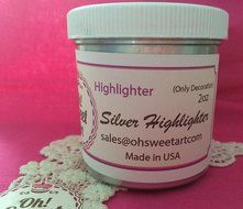 Silver Highlighter 2 Oz Container By Oh! Sweet Art