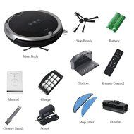 Robot Vacuum Cleaner Self-Docking with Drop-Sensing Clean for Pets and Allergies House Ar-Q5 Black N7