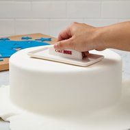 Cake Boss Decorating Tools Plastic Fondant Smoother, Cream