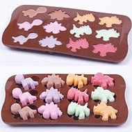 WOWAROSHI 1Pcs Different Dinosaur type silicone cake Chocolate Mold Jelly Mold Cake Moulds Bakeware N2