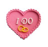 Yunko Yes I Do Heart Shape Silicone Fondant Cake Decorating Tools Chocolate Candy Sugar Mold N2