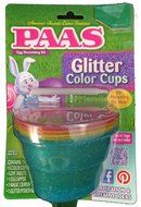 PAAS Easter Egg Decorating Kit, Glitter Color Cups N2