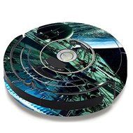 Skin Decal Vinyl Wrap For IRobot Roomba 650 655 Vacuum / Spaceship