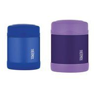 Thermos Funtainer 10 Ounce Food Jar, Blue and Thermos Funtainer 10 Ounce Food Jar, Purple Bundle