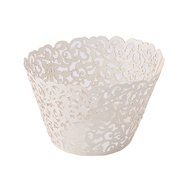 Yingwei White Hollow Style Baking Cups Purefly Cupcake Liners Muffin Cake Molds Sets 50pcs N2