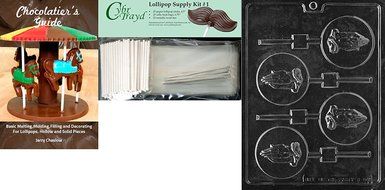 Cybrtrayd R056 Praying Hands Lolly Chocolate Candy Mold with Exclusive Cybrtrayd Copyrighted Chocolate Molding...