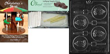 Cybrtrayd R056 Praying Hands Lolly Chocolate Candy Mold with Exclusive Cybrtrayd Copyrighted Chocolate Molding... N3