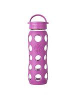 Lifefactory 22-Ounce BPA-Free Glass Water Bottle with Leakproof Cap &amp; Silicone Sleeve, Transparent N3