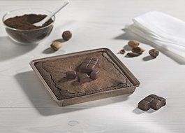 Paper Baking Square Pie Range Size 6.4 x 6.4&quot; Sw 0,63&quot; x T-in 6-11/16&quot;x T-out 7-1/4 Model 8016218B (320) N6