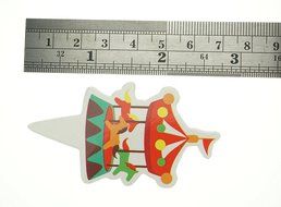 Bilipala Party Circus Animal Cake Cupcake Decorations Toppers Picks, 100 Counting N2