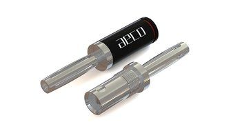 aeco Banana Plug ABP-0202S, 4pcs/1set, Zip Bag N2