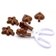YIJIA Baking Cooking Tools Heart-shaped Flower Star Shaped Lollipop Chocolate Tongs Cake Cookie Cutter Mold Clip...