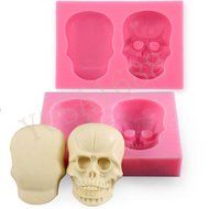 Yosa Skull Silicone Fondant Mould Cake Toppers Fimo Icing Sugarcraft Decorating Cake Mold N2