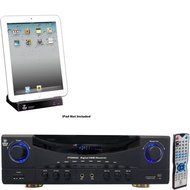 Pyle Stereo Receiver and iPod Dock Package - PT590AU 5.1 Channel 350 Watts Built-In AM/FM Radio/USB/SD Card HDMI... N4