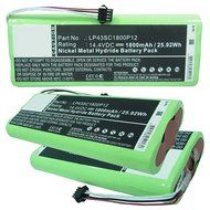 3x Fresh New Exell EBVB-162 14.4V 1800mAh NiMH Battery For ECOVACS Deebot D523, Deebot D540, Deebot D550, Deebot...