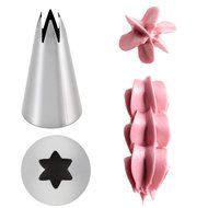 Cake Boss Decorating Tools 6-Piece Traditional Decorating Tip Set N3