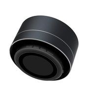 Generic Aluminum Wireless Bluetooth Speaker Calls Handsfree TF Card Music Bass Subwoofer Stereo Speaker Black N3