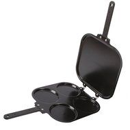 Outgeek Pancake Maker Round Shaped DIY Perfect Pancake Pan Black N3