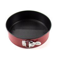 C-xuan Non-Stick Round Cake Pans Bakeware Stainless Steel Cake Pan (10 Inch) N4