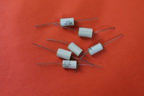 Capacitor PETP K73-11 250V 0.47uF USSR 10 pcs