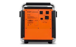ION Audio iPA30 Audio Job Rocker | Portable Heavy-Duty Bluetooth Speaker with AM/FM Radio (Orange) N4