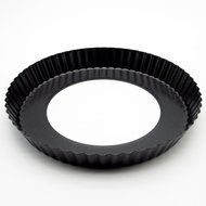 Wenwins nonstick bottom tart pan pie pan quiche pan 9 inch black