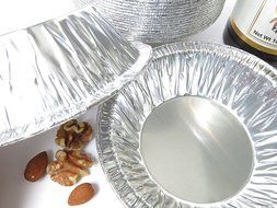 Disposable Aluminum 5" Tart Pan/individual Pie Pan/Small Pot Pie Pan #501 (50) N2