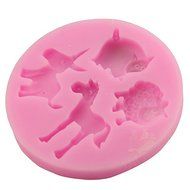 Let'S Diy Cake Decorating Cartoon Pig Sheep Horse Shaped Silicone Mold Fondant Fondant Sugar Art Tools N2