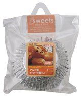 Parukinzoku EE Suites aluminum foil cupcake baked type L 40 pieces D-4827
