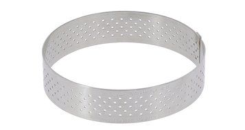 Straight Edge Perforated Stainless Steel Tart Ring