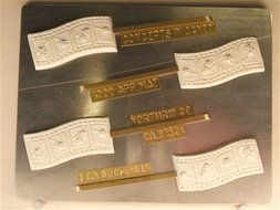 Film Strip With Stars Lollipop LCA026 Movie chocolate candy mold