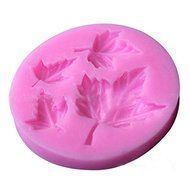 Generic Silicone Fondant Sugarcraft Mould Maple Leaves Mold Cake Decorating Tool N3
