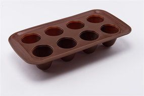 8 Cavity Round Silicone Handmade Cake Ice Pudding Soap Making Moulds N6