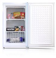 Midea WHS-109FW1 Compact Single Reversible Door Upright Freezer, 3.0 Cubic Feet, White N3