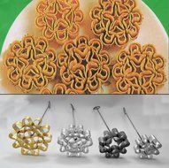 DOK JOK 4 In. Cookie Bouquet Sunflower Crispy Biscuit Biggest Diameter 4 Inch Mould Brass Blossom Lotus Flowers... N4