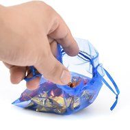 Yansanido 13x18cm /5x7 Inches 100pcs Beautiful Transparent 10 Color Organza Drawstring Pouches candy Jewelry Party... N5